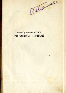 Ustr&oacute;j państwowy Niemiec i Prus