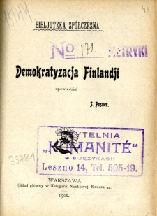 Demokratyzacja Finlandii