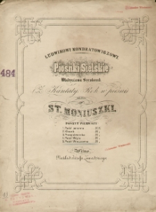 Piosnki Sielskie Władysława Syrokomli (Z Kantaty: Rok w pieśni). Poszyt pierwszy nr 5, Pieśń wieczorna