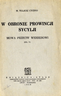 In Verrem. 5 (łac.)