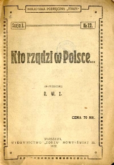 Kto rządzi w Polsce ...