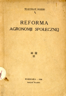 Reforma agronomji społecznej