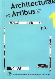 Architecturae et Artibus. Vol.5, no.1