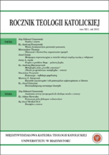 Rocznik Teologii Katolickiej 2012, T. 11 /1