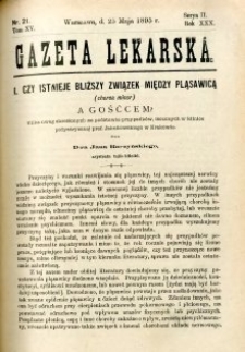 Gazeta Lekarska 1895 R.30, t.15, nr 21