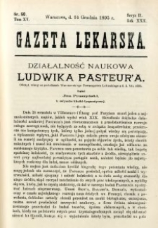 Gazeta Lekarska 1895 R.30, t.15, nr 50