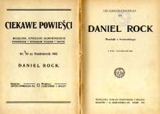 Daniel Rock : powieść