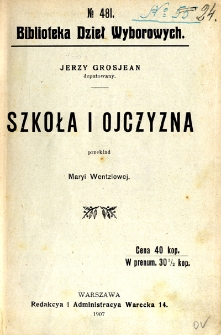 Szkoła i ojczyzna