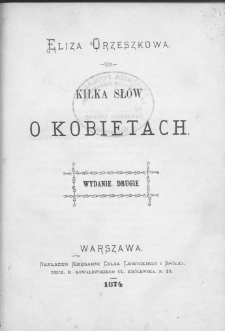 Kilka sł&oacute;w o kobietach
