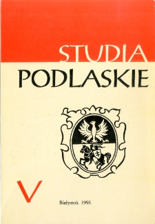 Studia Podlaskie. T. 5