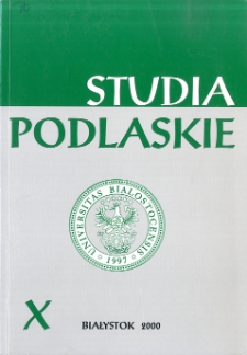Studia Podlaskie. T. 10