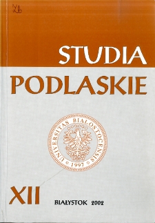 Studia Podlaskie. T. 12