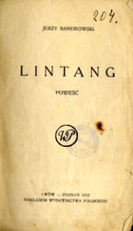 Lintang : powieść