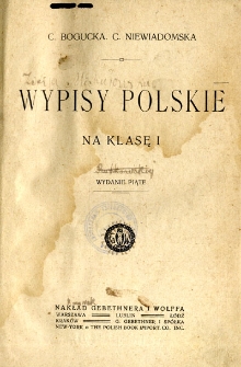 Wypisy polskie : na klasę I
