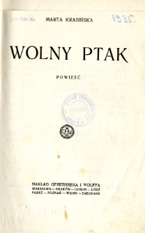 Wolny ptak : powieść