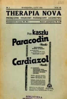 Therapia Nova 1931 R.3 nr 2
