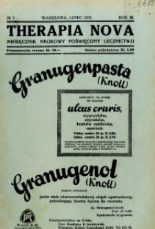 Therapia Nova 1931 R.3 nr 7