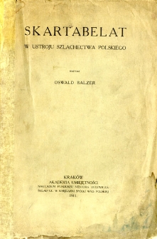 Skartabelat w ustroju szlachectwa polskiego
