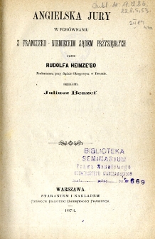 Angielska jury w por&oacute;wnaniu z francuzko-niemieckim sądem przysięgłych