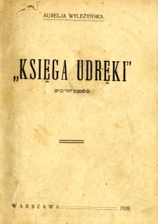 "Księga udręki" : powieść