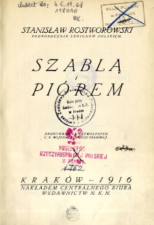 Szablą i pi&oacute;rem