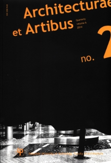Architecturae et Artibus. Vol.6, no.2
