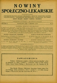 Nowiny Społeczno-Lekarskie 1928 R.2 nr 16