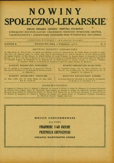 Nowiny Społeczno-Lekarskie 1928 R.2 nr 18
