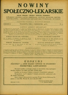 Nowiny Społeczno-Lekarskie 1928 R.2 nr 20