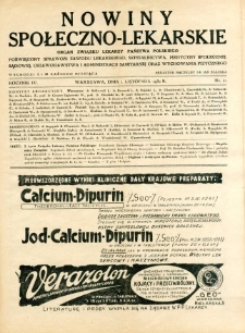 Nowiny Społeczno-Lekarskie 1930 R.4 nr 21
