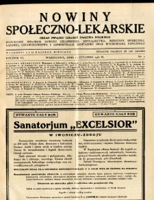 Nowiny Społeczno-Lekarskie 1932 R.6 nr 2