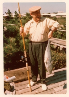 Człowiek Pogranicza 2006 - Bohdan Osadczuk na rybach. &bdquo;Kolekcja fotografii dokumentalnej &ndash; Ukraina&rdquo;. [Dokument ikonograficzny]