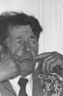 Spotkanie. Wykonane podczas podr&oacute;ży do wiosek polskich nad Bugiem. Kolekcja fotografii dokumentalnej &ndash; Losy posłuchane. Wioski pogranicza polsko-ukraińskiego w Polsce nad Bugiem. [Dokument ikonograficzny]