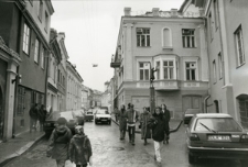 Litwa. Zaułek Wilna. Kolekcja fotografii dokumentalnej - Litwa. [Dokument ikonograficzny]