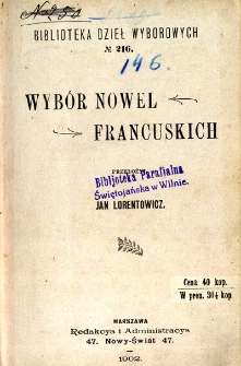 Wyb&oacute;r nowel francuskich