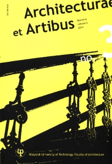 Architecturae et Artibus. Vol.6, no.3