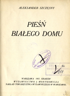 Pieśń białego domu