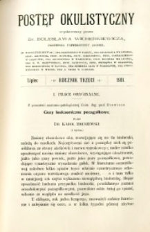 Postęp Okulistyczny 1901 R.3 nr 7
