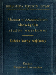 Ustawa o powszechnym obowiązku wojskowym