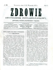 Zdrowie 1878 R.1 nr 18