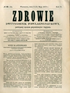 Zdrowie 1879 R.2 nr 10