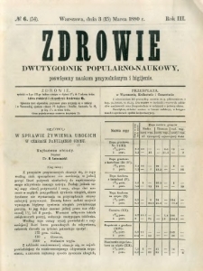 Zdrowie 1880 R.3 nr 6