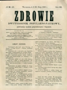 Zdrowie 1880 R.3 nr 10