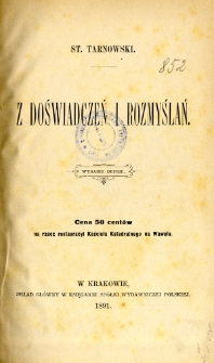 Z doświadczeń i rozmyslań