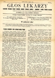 Głos Lekarzy 1911 R.9 nr 5