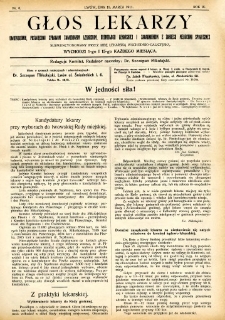 Głos Lekarzy 1911 R.9 nr 6