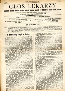 Głos Lekarzy 1911 R.9 nr 7