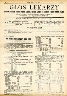 Głos Lekarzy 1911 R.9 nr 9