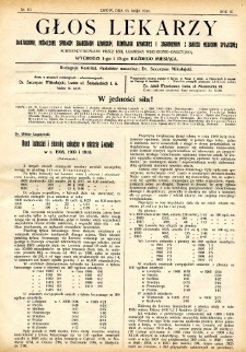 Głos Lekarzy 1911 R.9 nr 10