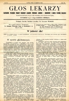 Głos Lekarzy 1911 R.9 nr 16